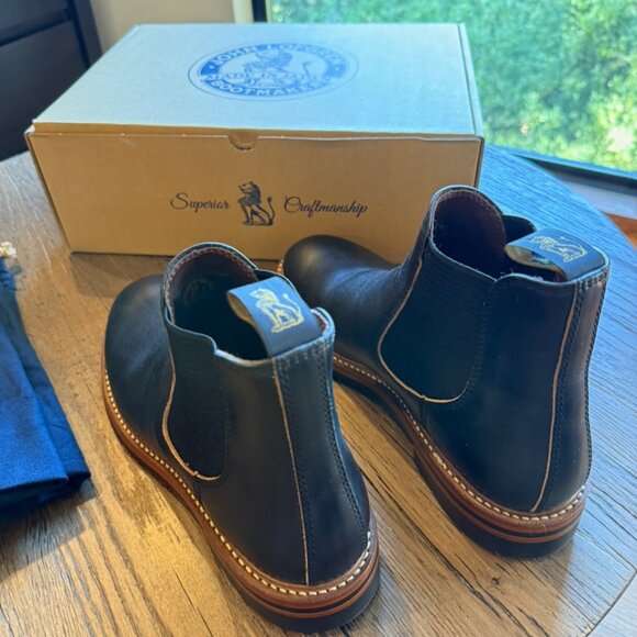 John Lofgren Chelsea Boots - Black Horween Leather CXL main image 8